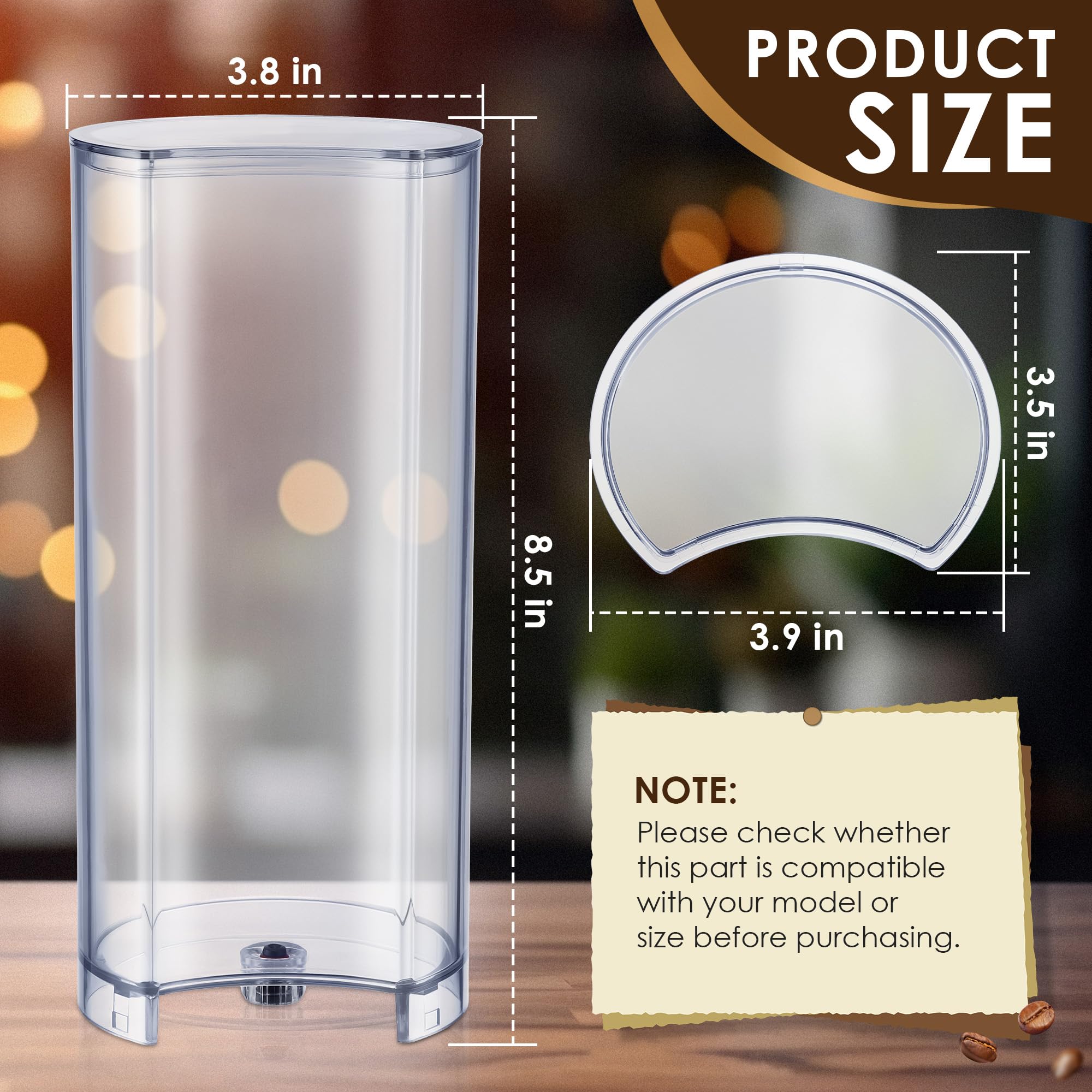 Feekoon water tank lid cover with dust seal for fresh water