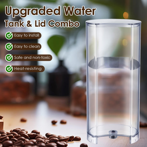 Feekoon lid with transparent window helps gauge water level