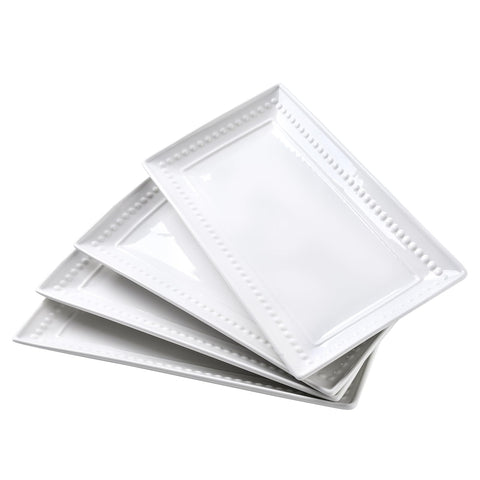 Feenmai 14-inch rectangular platter with ample room for main courses and sides.