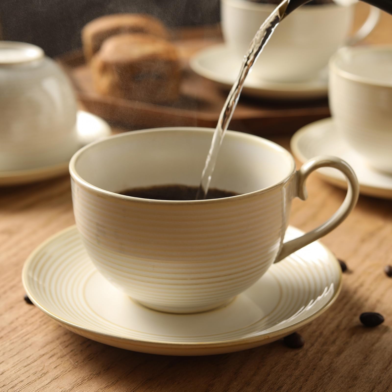Feenmai dishwasher and microwave safe drinkware for easy cleanup