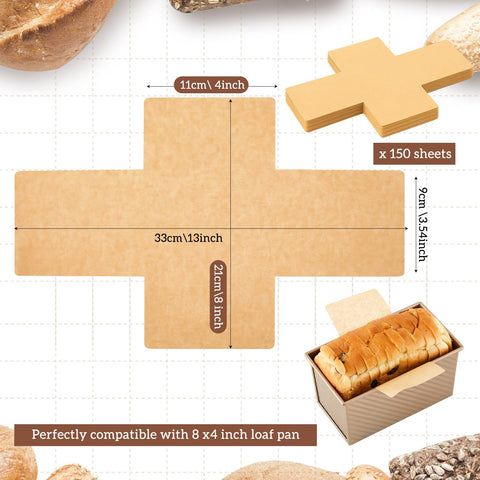 Feifeiya 150-count pre-cut liners for quick baking prep