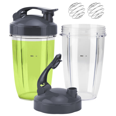 Feilifan 24oz blender cup compatible with NutriBullet Pro 900W/600W models for replacement