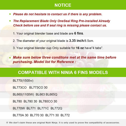 Feilifan blade diameter 3.35 inches helps quick compatibility check.