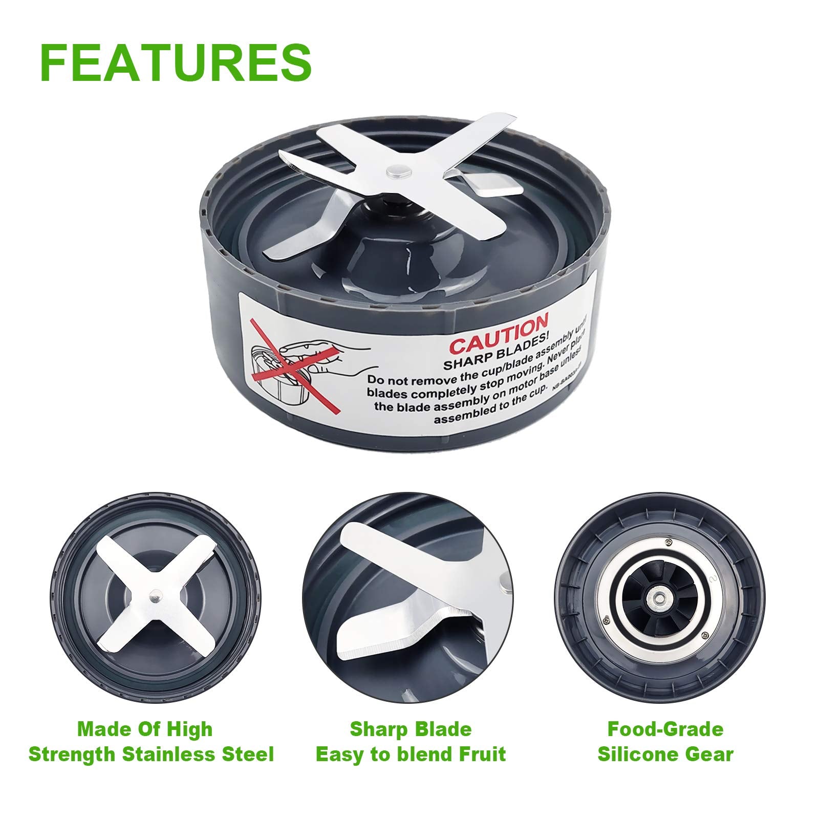 Feilifan shock pad reducing vibration on NutriBullet blends