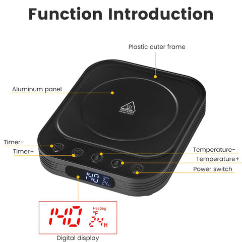 FEIOOD sourdough warmer digital display highlights precise 1°F control