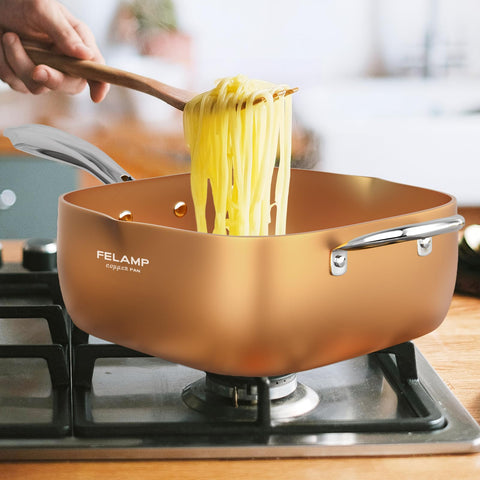 FeLamp dishwasher-safe pan for easy cleanup after meals