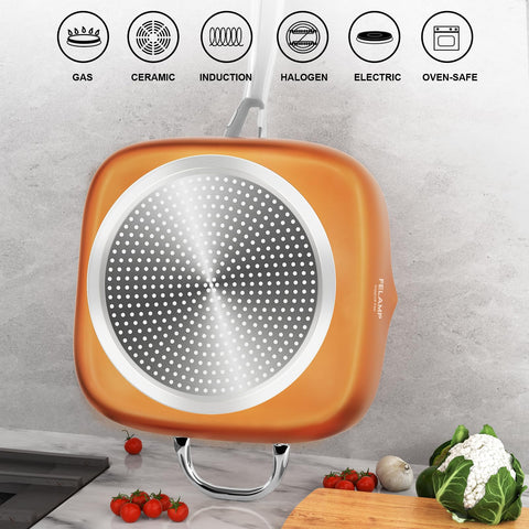 FeLamp FELAMP steamer rack enables healthy steaming and flavor retention.