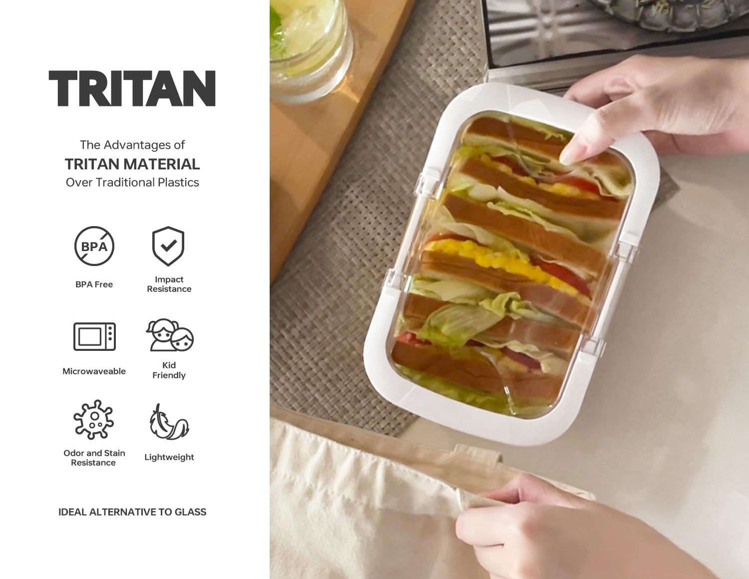 Felli Duo Loc container is dishwasher safe for effortless cleaning.