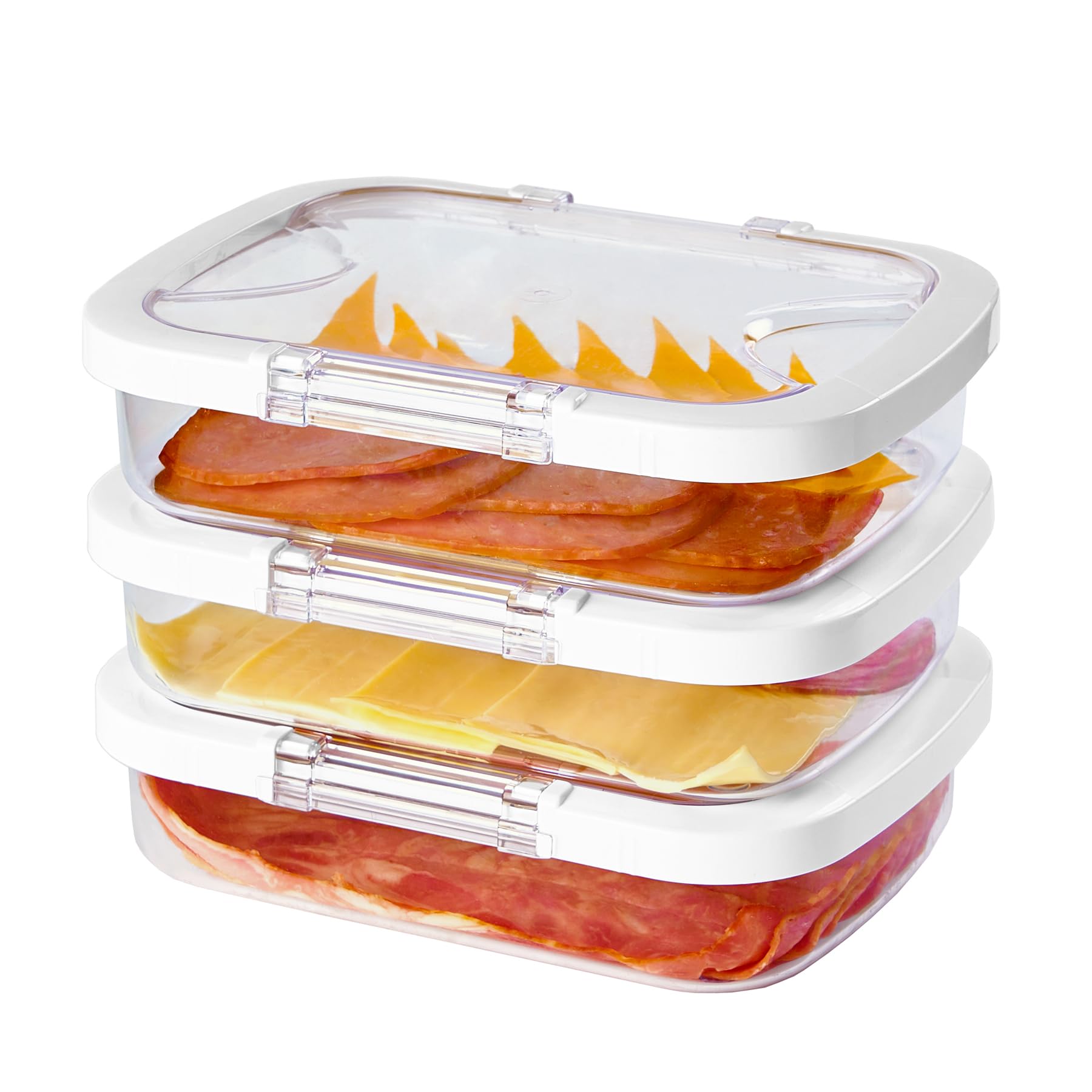 Felli Duo Loc deli container with airtight lid for fridge freshness.