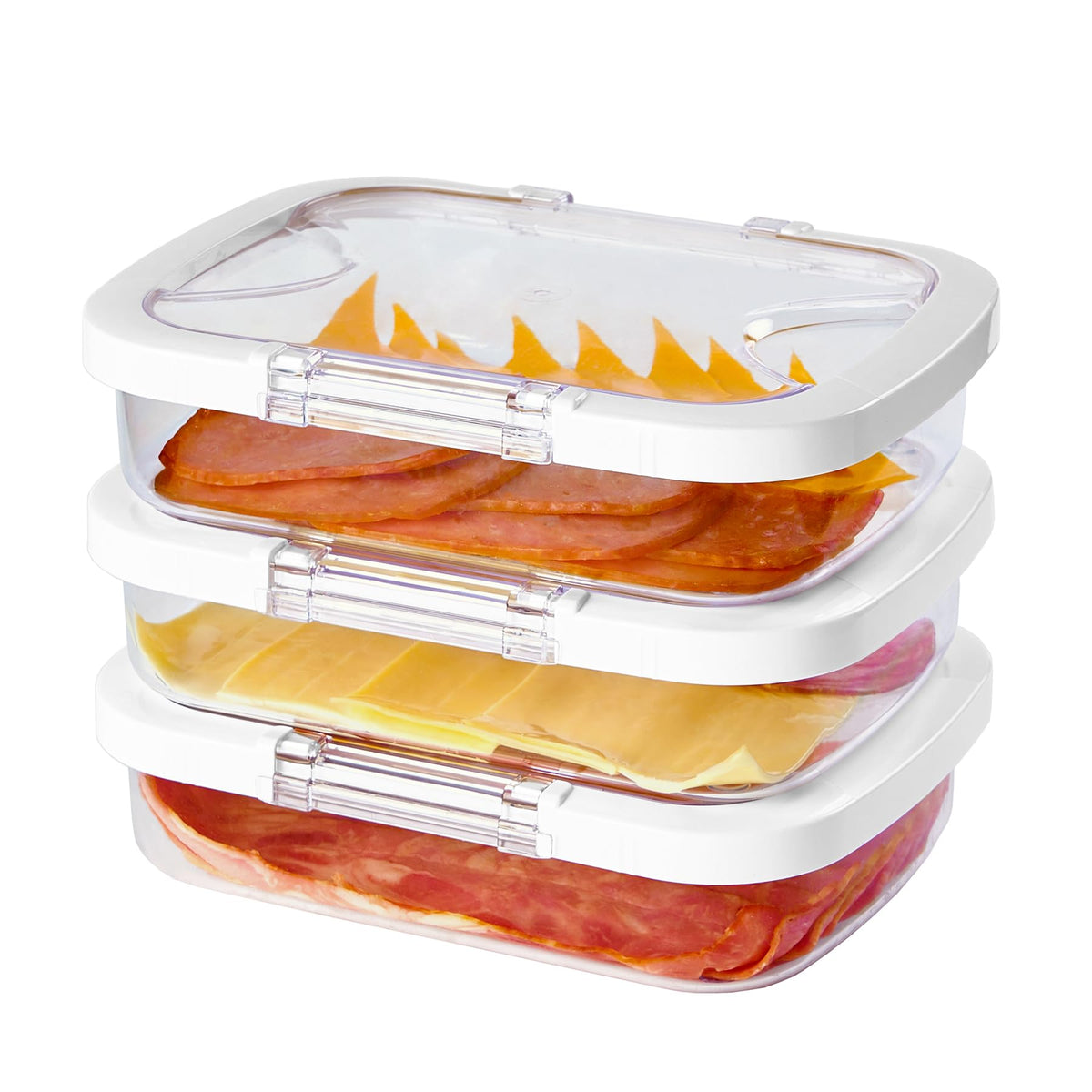 Felli Duo Loc deli container with airtight lid for fridge freshness.