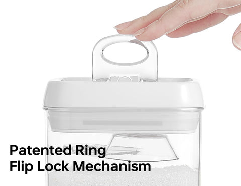 Felli Flip-Tite airtight ring lid close-up showing a secure freshness seal.
