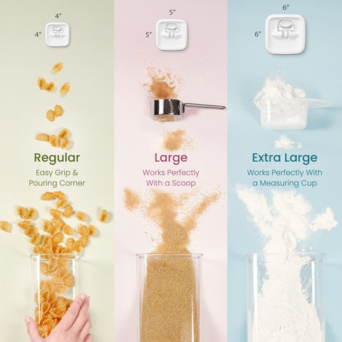 Felli Flip-Tite clear-view container showing contents at a glance.