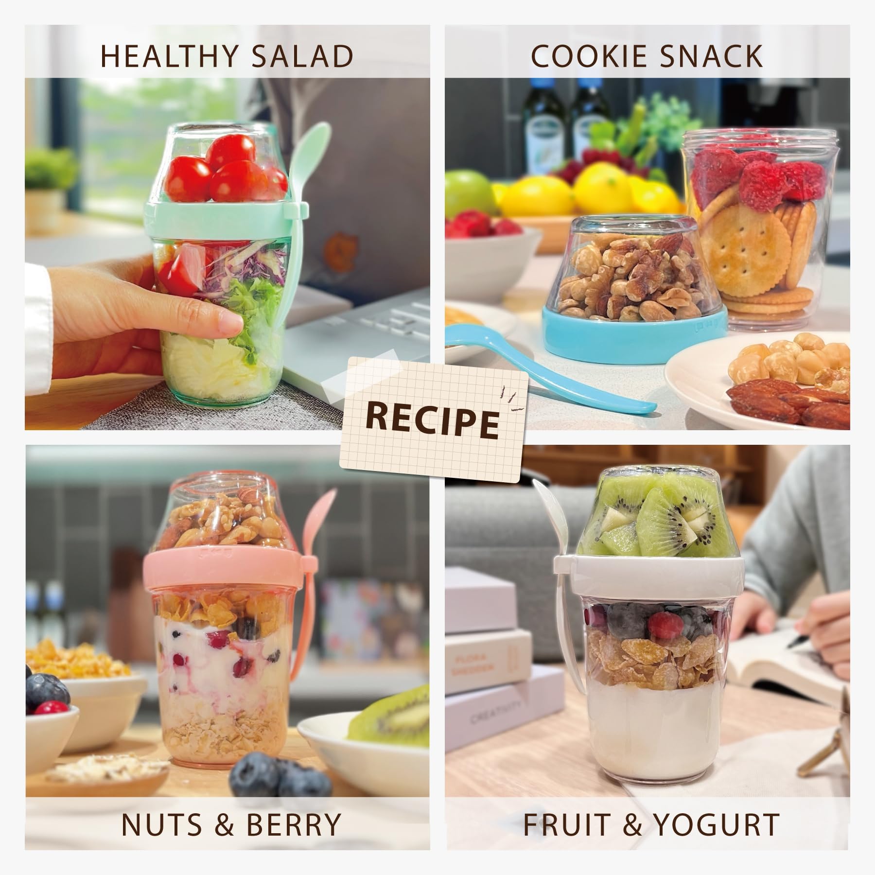 Felli reusable cup doubles as versatile snack or salad container