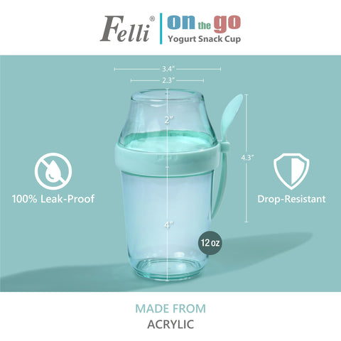 Felli portable single-serve cups ideal for kids and adults