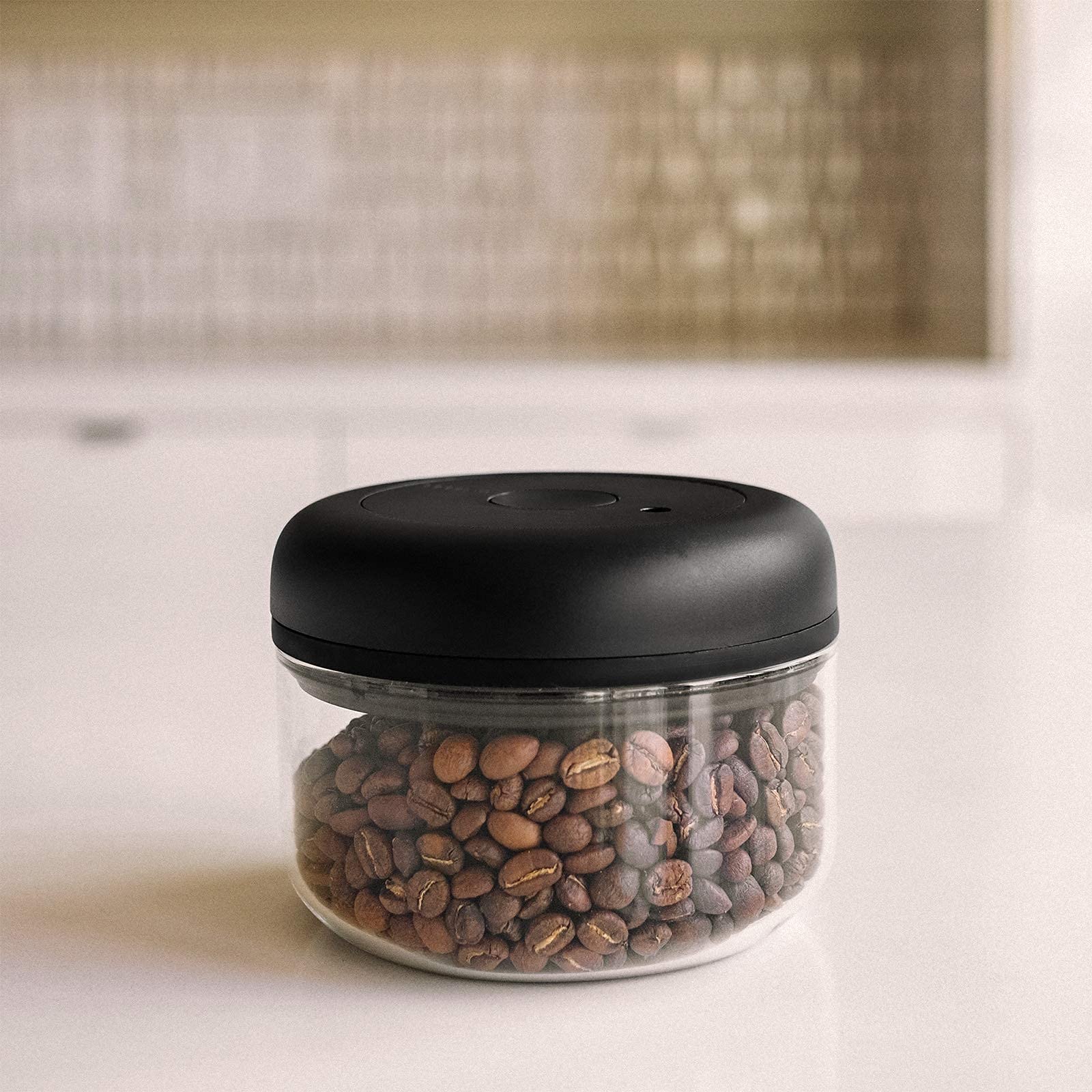 Minimalist Atmos design complements kitchen countertops and pantries.