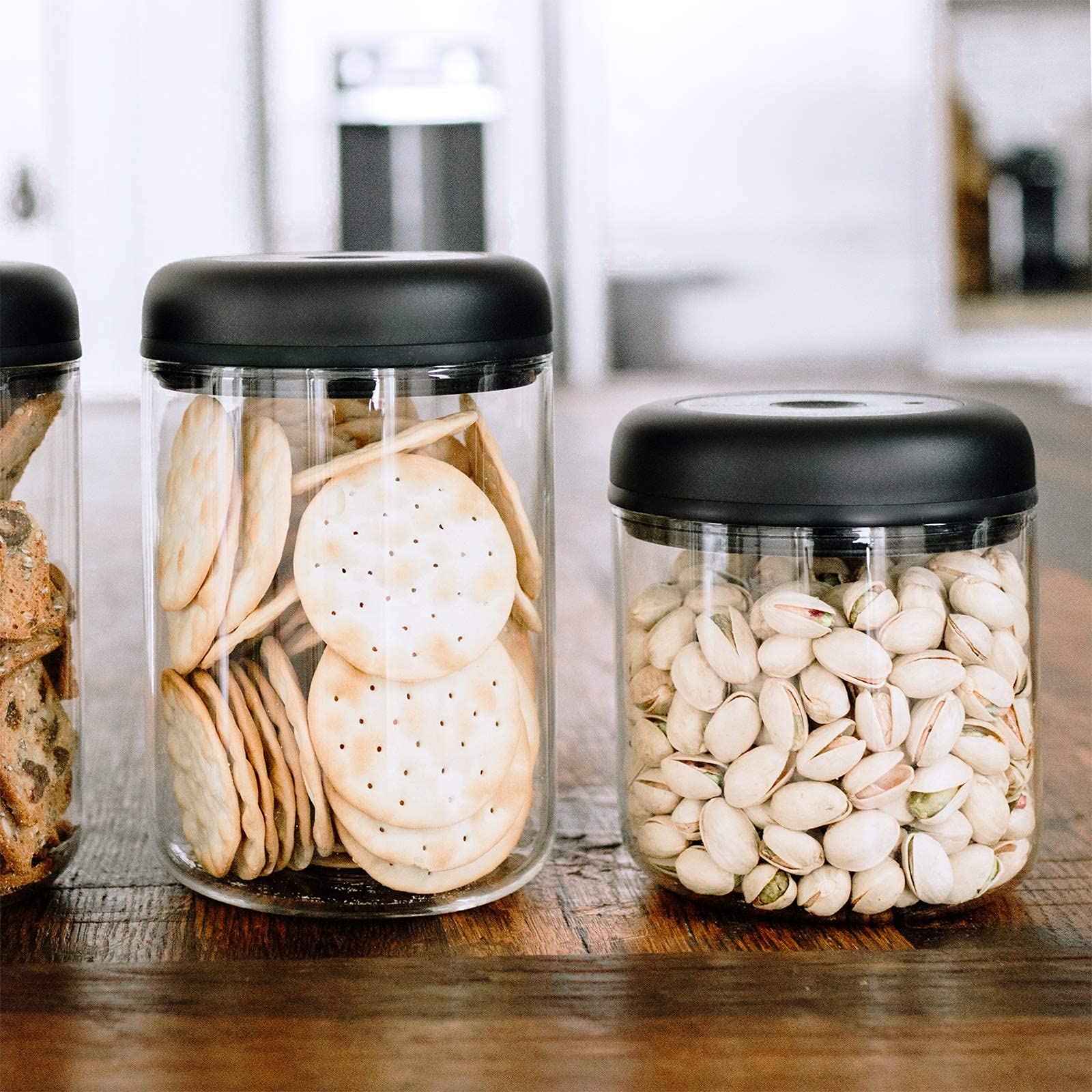 Fellow Atmos spices and tea stored securely stay fragrant and ready.