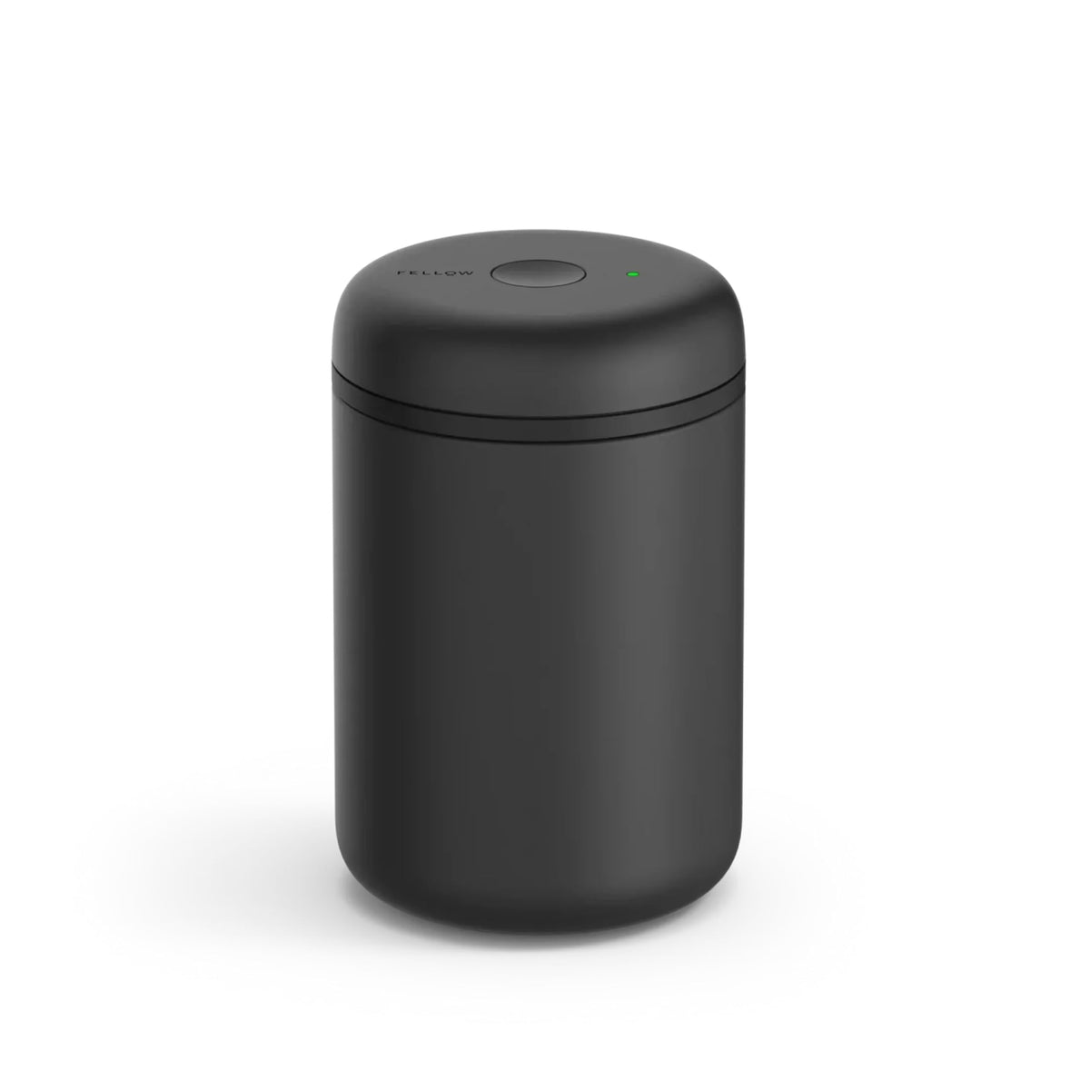 Fellow Atmos vacuum canister with airtight seal preserves aroma and freshness.