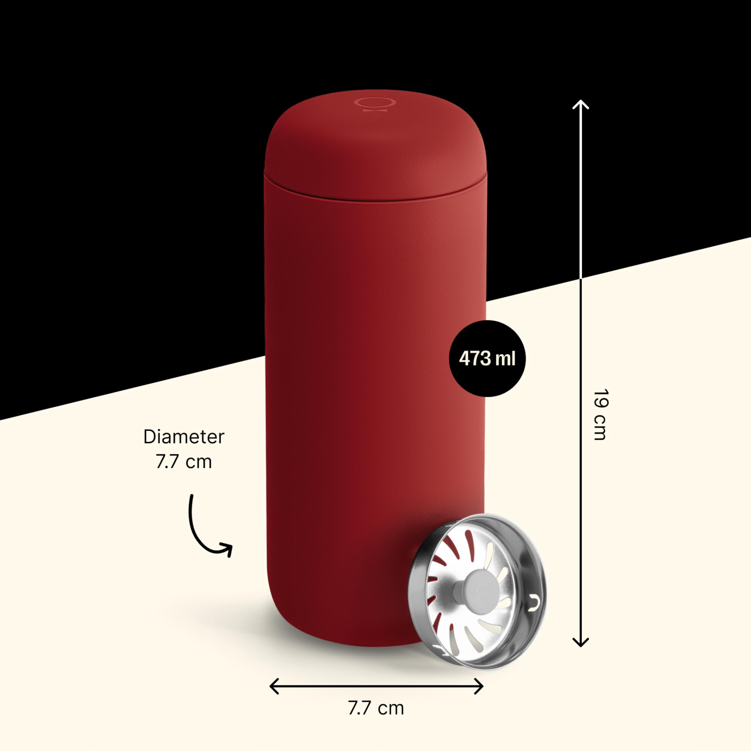 Fellow Carter Move mug hot performance keeps beverages warm for hours