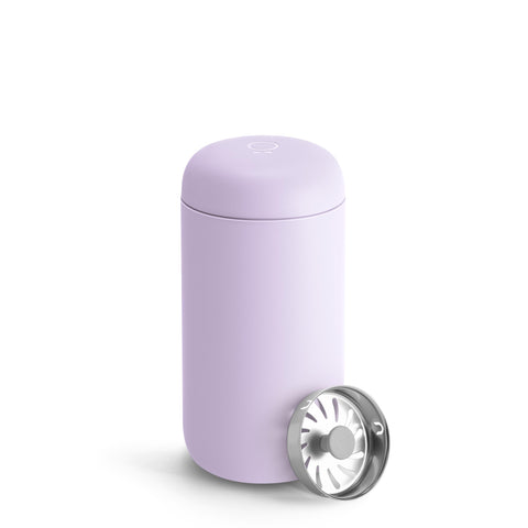 Fellow Carter Move Mug with splash guard for mess-free sipping on the go.