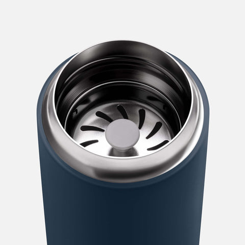 Fellow Carter Move Mug twist-lock lid ensures a secure travel seal.