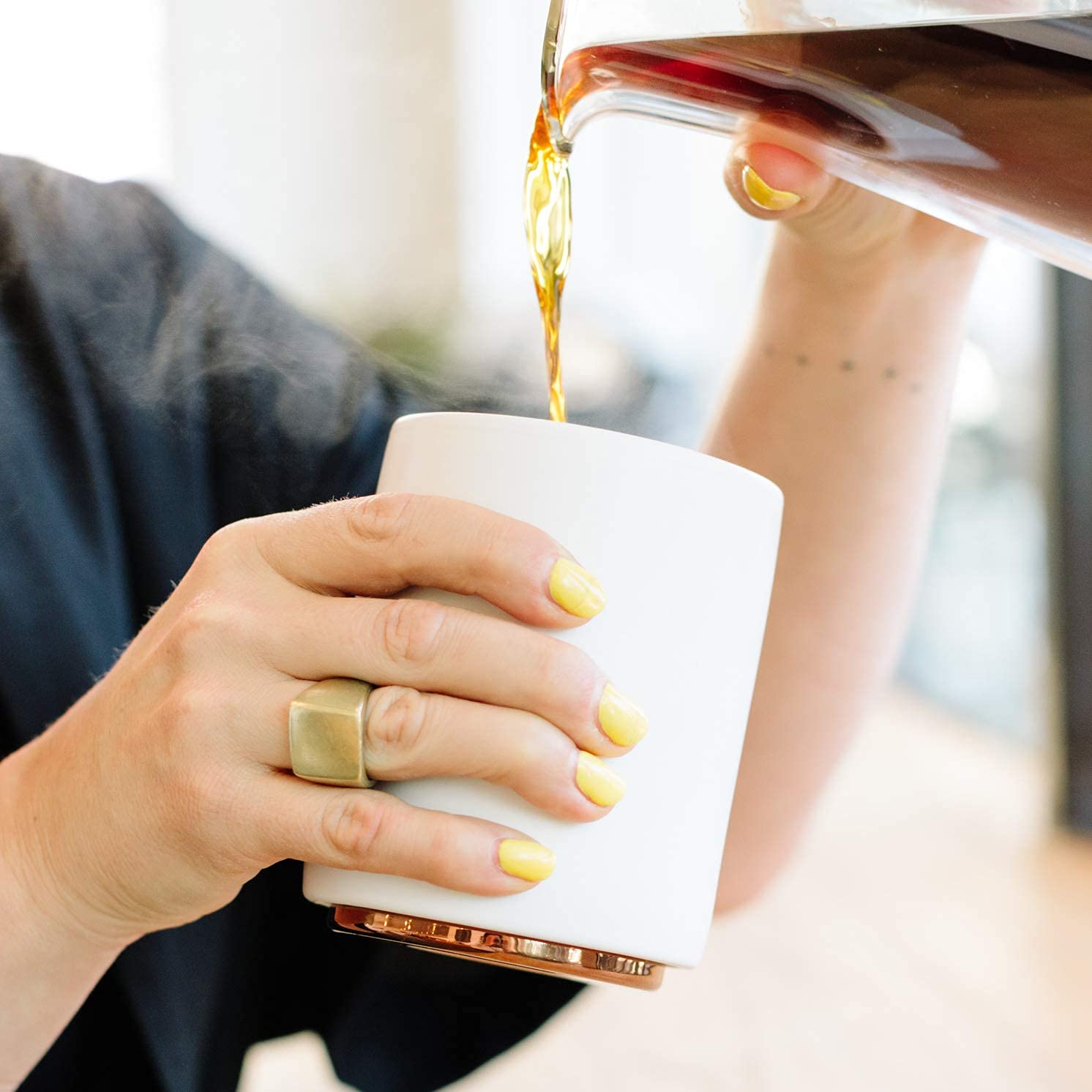 Dishwasher-safe Monty saves time on cleanup after busy mornings.