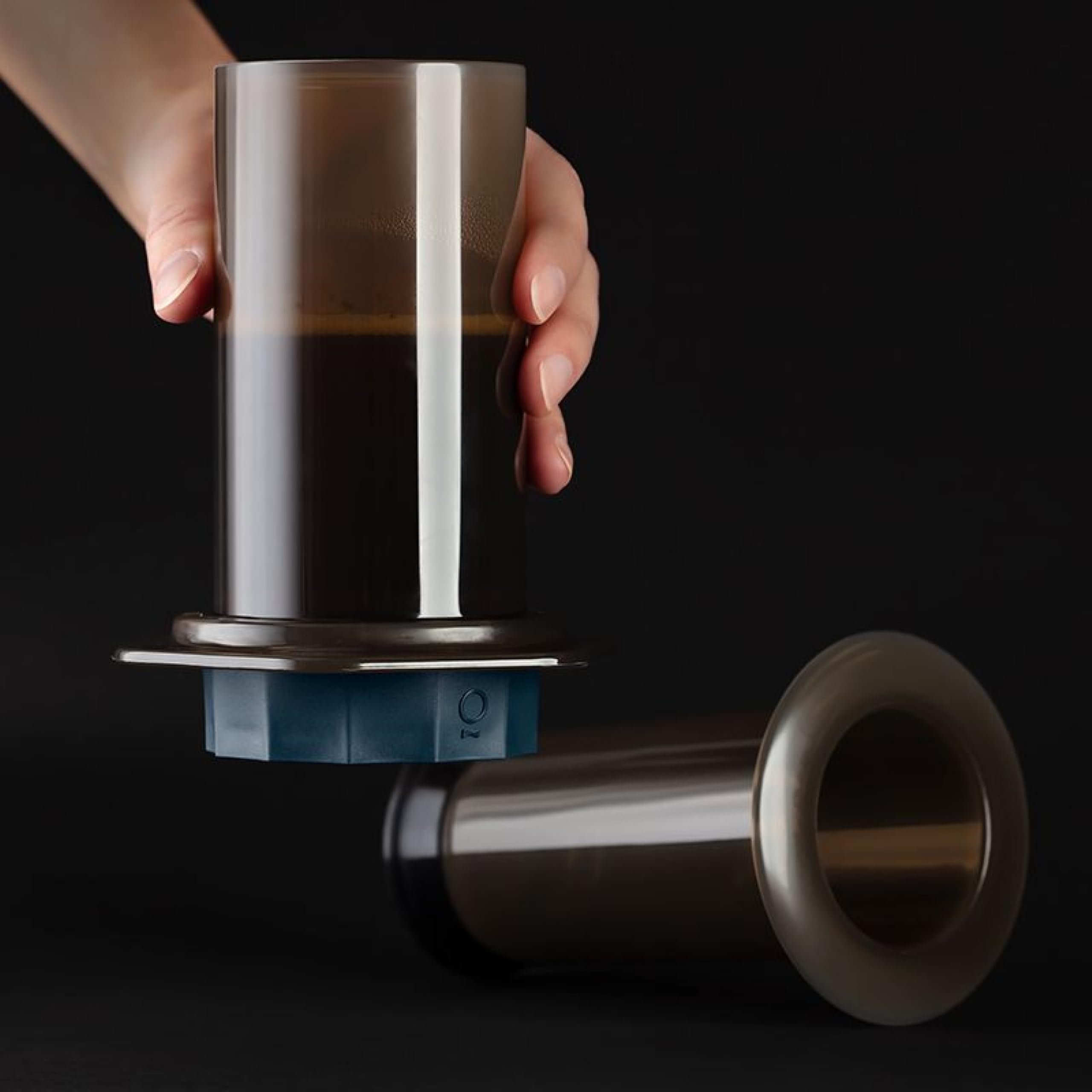 Valve-action allows shot-like extraction without a traditional espresso machine.