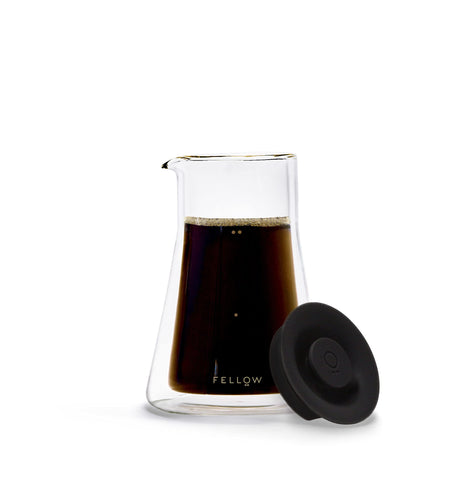 Fellow Stagg double-wall carafe ideal for pour-over and infusion with heat retention.