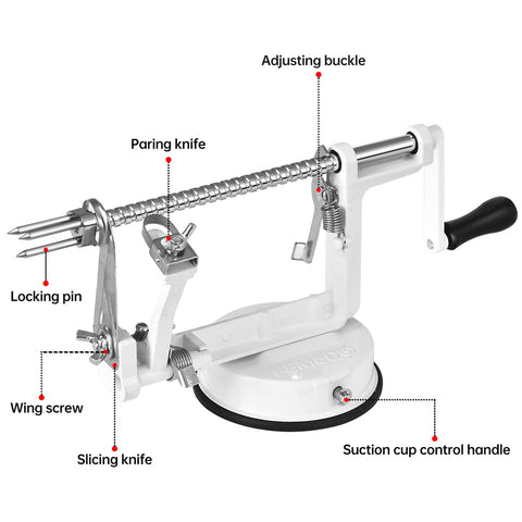 femedo stainless-steel-blades for durable, precise peeling and slicing.