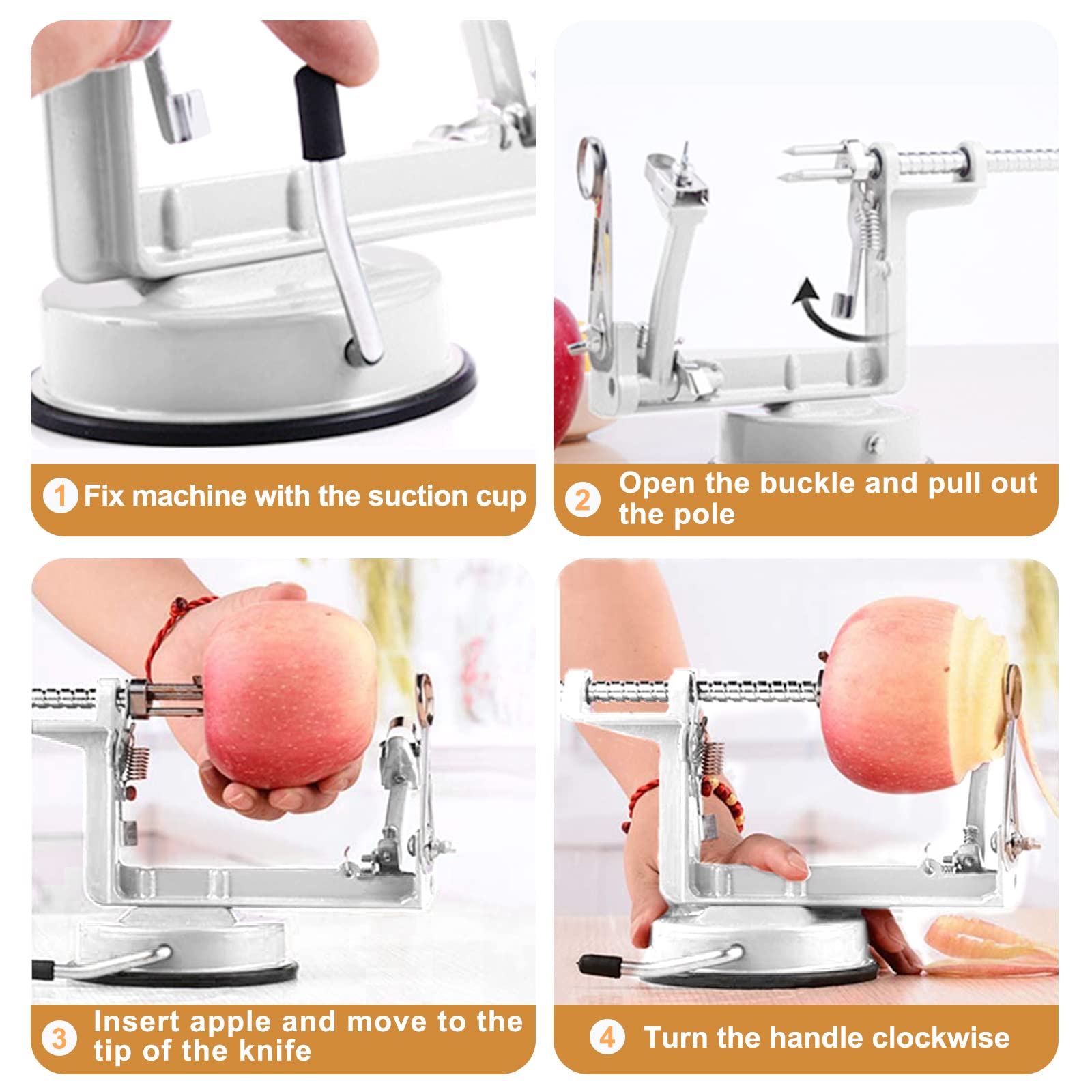 femedo works with apples and potatoes to simplify meals.