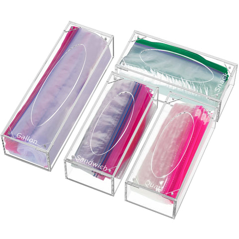 FEMELI bag storage organizer in-drawer keeps bags neatly separated.