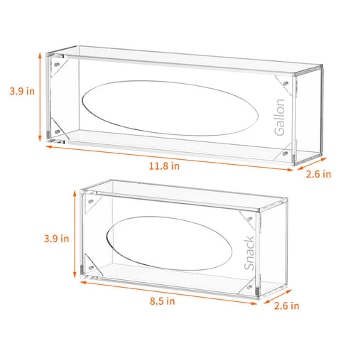 FEMELI four-piece baggie box set for easy, organized kitchen storage.