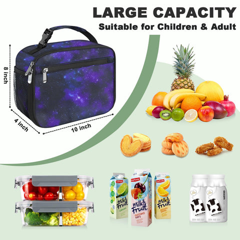 Femuar Kids Lunch Box Star side view, portable snackable design