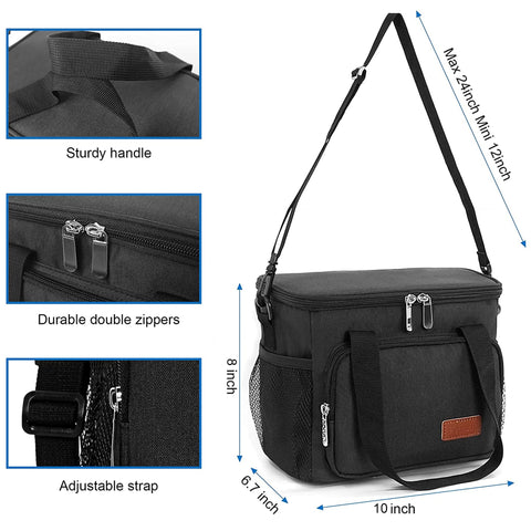 Femuar lunch bag lightweight design is easy to carry anywhere