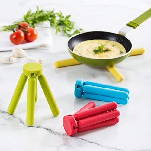 FENGCHEN heat-resistant silicone trivet handling -40°F to 464°F.