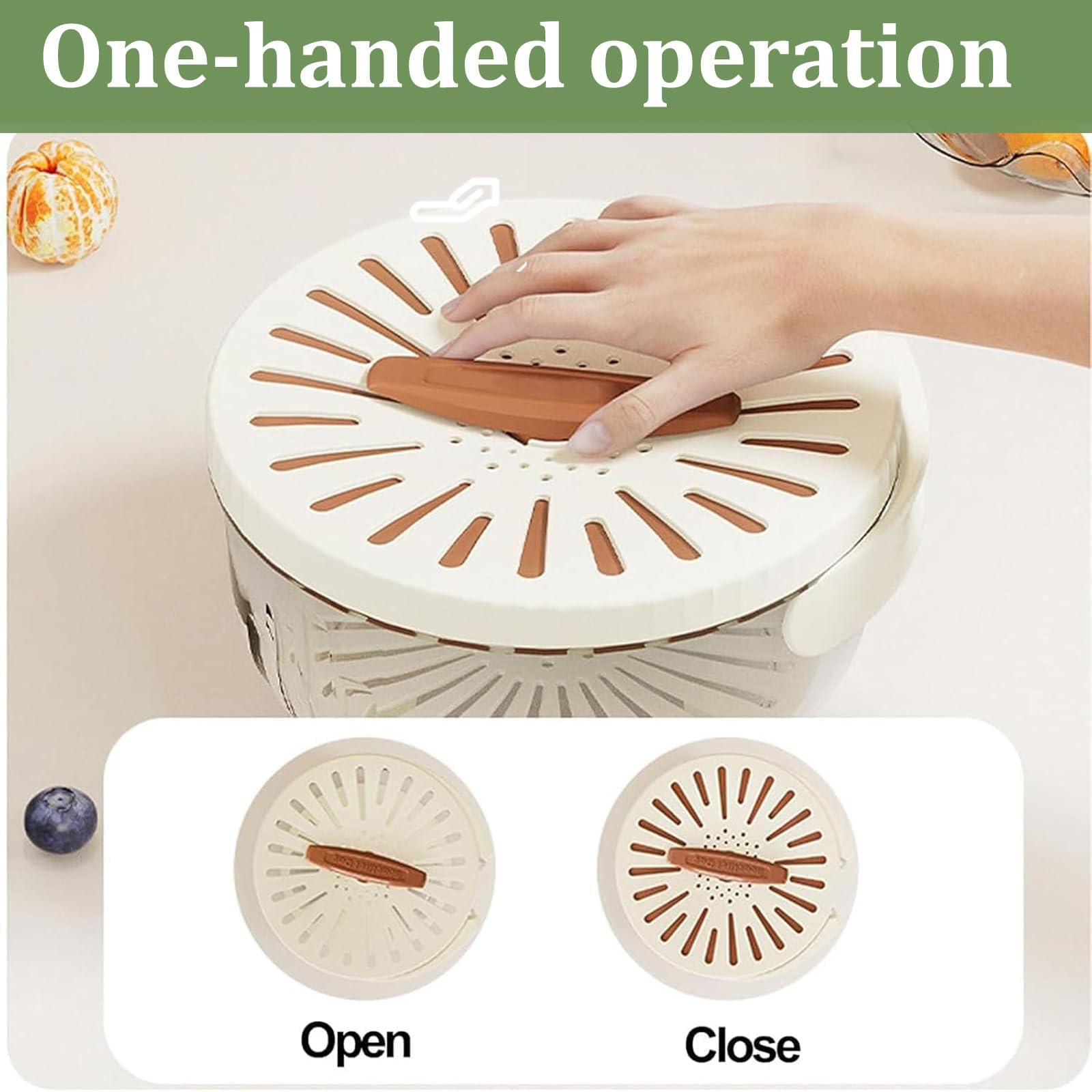 FENGSHOUNIAN fruit-strainer-bowl for efficient washing and gentle drying.