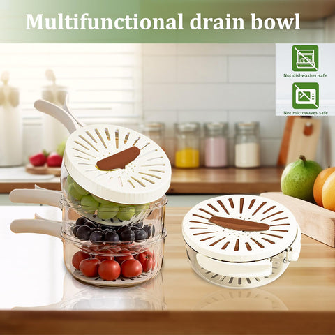 FENGSHOUNIAN outdoor-picnic-use makes portable clean-and-drain easy.
