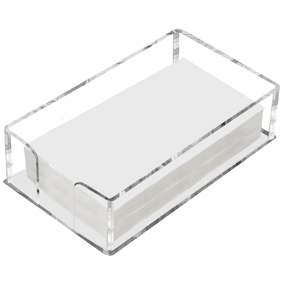 Fengzhe acrylic guest towel napkin holder in clear design for elegant display