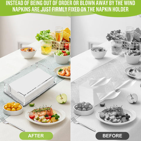 Fengzhe napkin holder for kitchen bathroom storage and organization