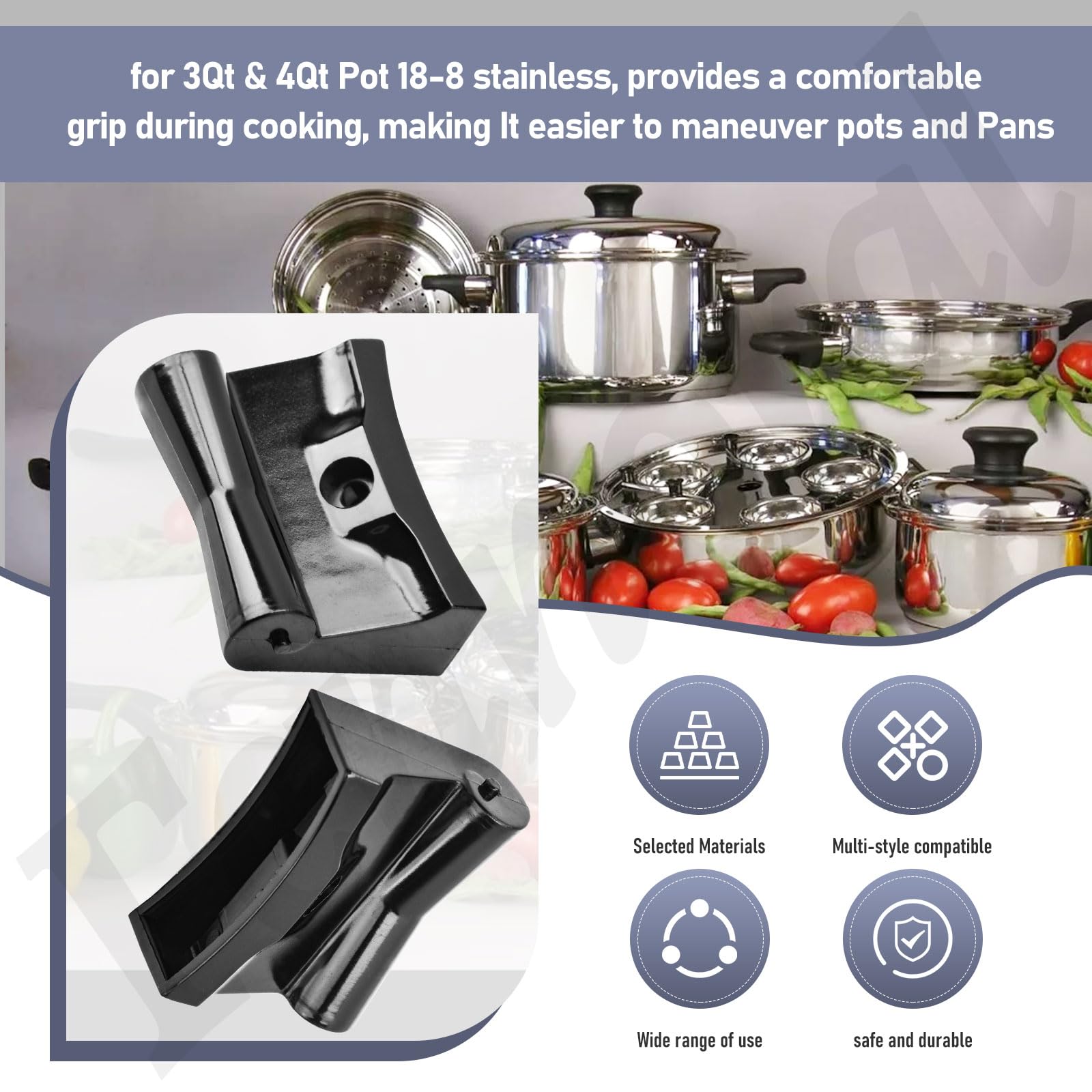 Fennoral replacement two-piece kit includes installation screws for easy setup