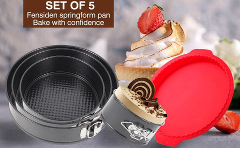 Fensiden springform pan ready for cheesecake or quiche prep