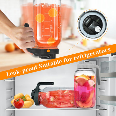 FEODSEW dishwasher-safe glass pitcher for quick cleaning