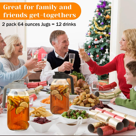 FEODSEW fridge-storage pitcher keeps drinks organized and fresh