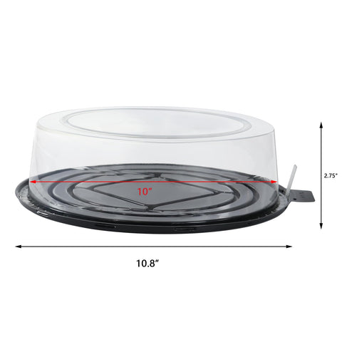 FEOOWV clear-dome cake box highlights desserts while keeping them secure during transport.