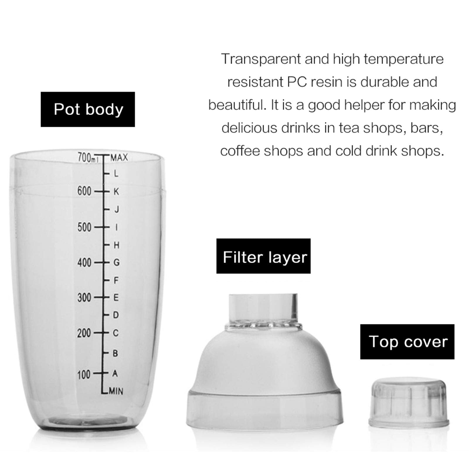 FEOOWV 700cc capacity keeps drinks ready for groups or tastings