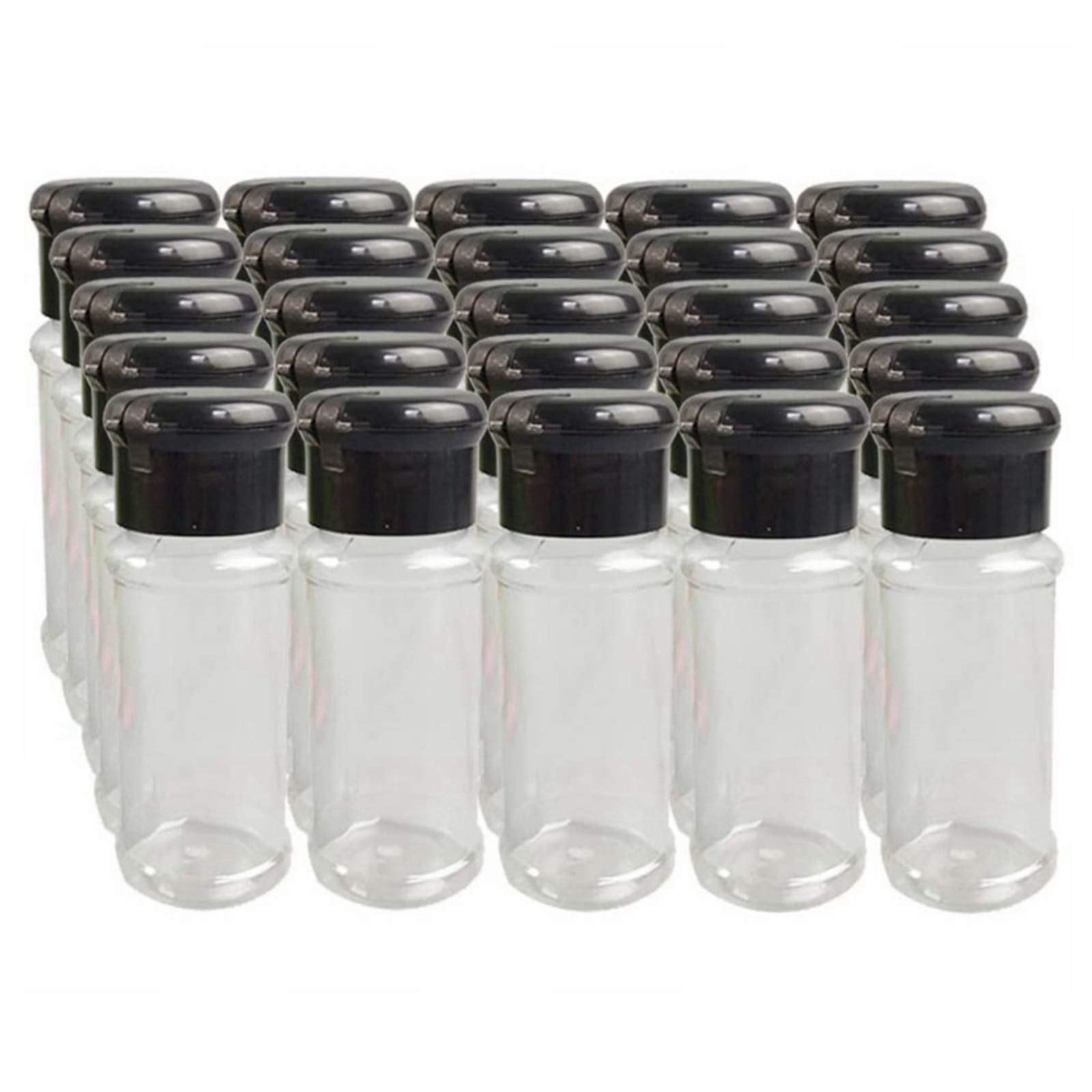 FEOOWV BBQ spice containers help organize salt, pepper, and herbs on the kitchen shelf.