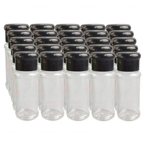 FEOOWV BBQ spice containers help organize salt, pepper, and herbs on the kitchen shelf.