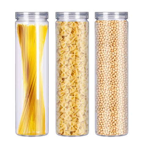 FEOOWV skinny stackable storage container saves countertop space in busy kitchens.