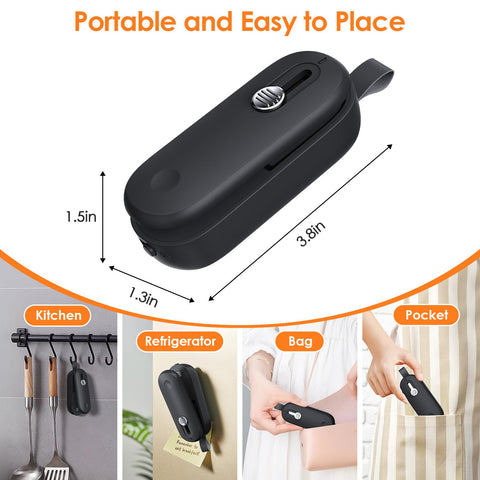 FEPPO bag sealer with lanyard for easy hanging and travel use.