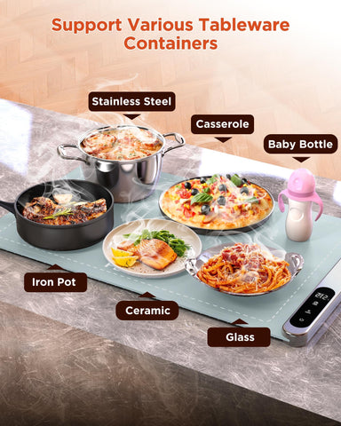 FEPPO Silicone nano-material surface enables easy rolling and stain resistance.