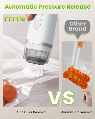 Detachable water tank on FEPPO sealer for easy cleaning